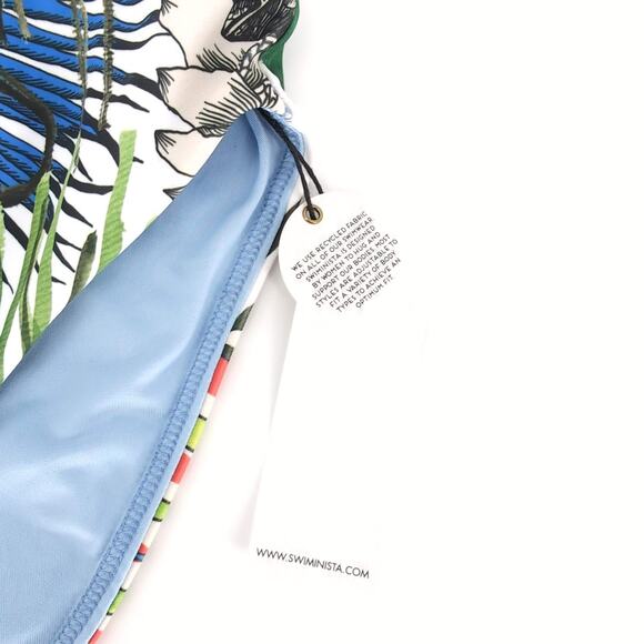 Swiminista x Christian Lacroix Bikini Bottom Jardin Exo'Chic Print -NWT - Size M - Picture 10 of 11